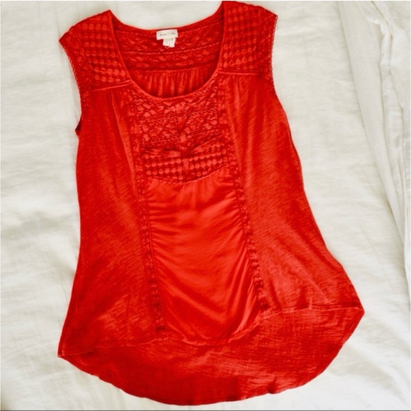Anthropologie Meadow Rue Sleeveless Top in Red - Picture 6 of 7